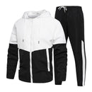 Conjunto Deportivo Masculino con Chaqueta y Pantalón Bicolor
