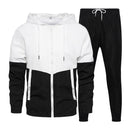 Conjunto Deportivo Masculino con Chaqueta y Pantalón Bicolor