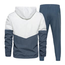 Conjunto Deportivo Masculino con Chaqueta y Pantalón Bicolor