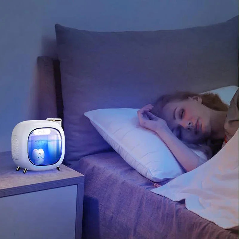 Humidificador Portátil Doble Niebla con Luz Nocturna