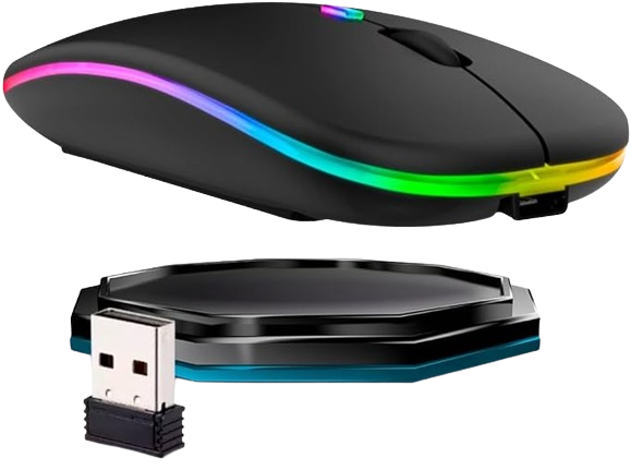 Mouse Inalámbrico con Bluetooth Recargable