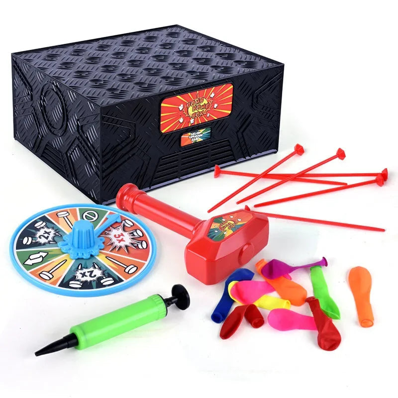Juego de Caja de Globos con Martillo