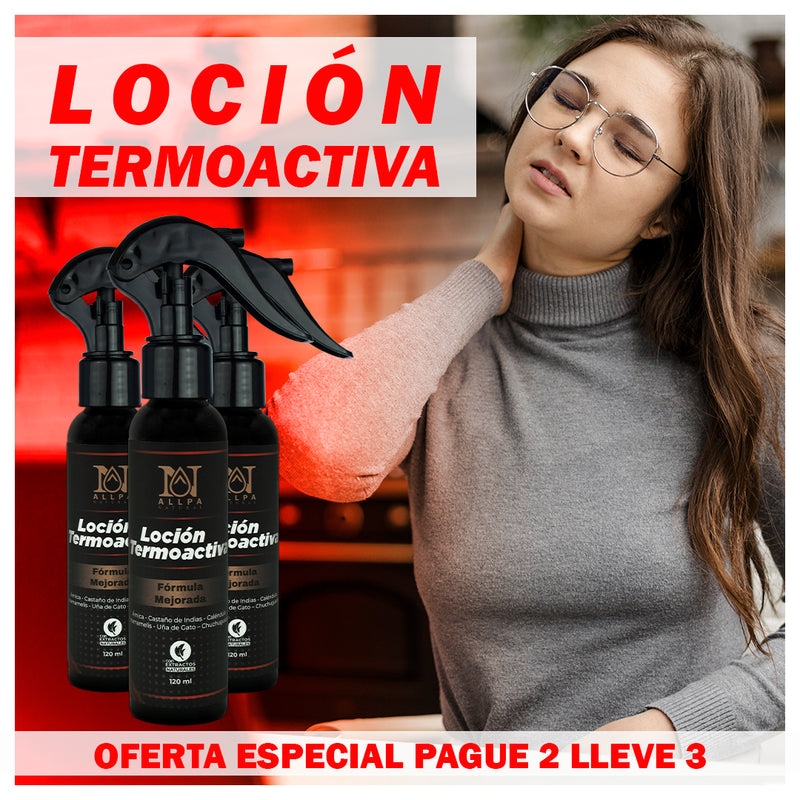 ThermoRelief® – Loción para Dolores Musculares y Articulares ( Llévate 3 y paga solo 2)