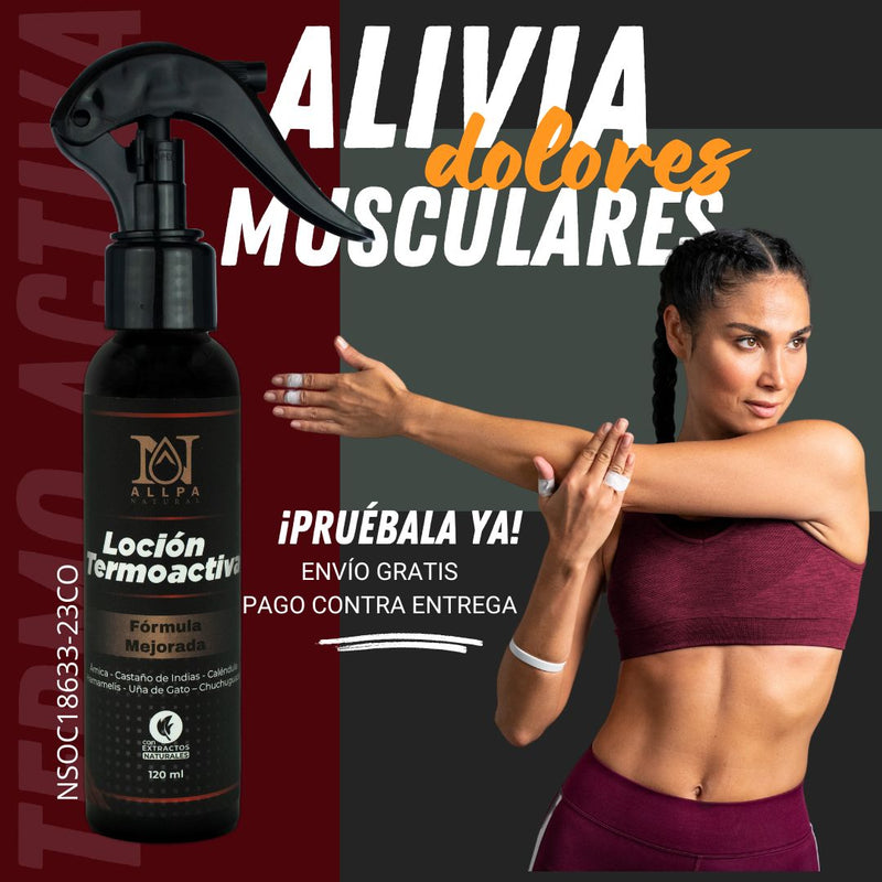 ThermoRelief® – Loción para Dolores Musculares y Articulares ( Llévate 3 y paga solo 2)